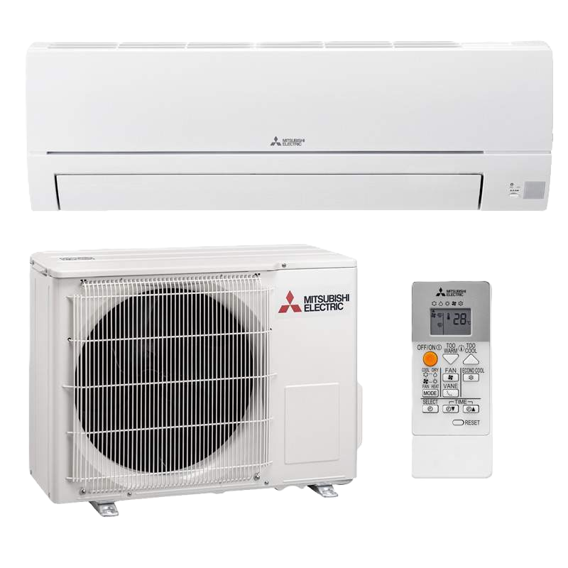 Инверторен климатик Mitsubishi Electric MSZ-HR25VF/MUZ-HR25VF, 9000 BTU, Клас A++